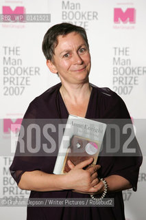 Anne Enright wins the Man Booker Prize 2007..copyright©Graham Jepson/Writer Pictures/Rosebud2