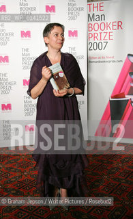 Anne Enright wins the Man Booker Prize 2007..copyright©Graham Jepson/Writer Pictures/Rosebud2