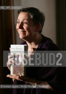 Anne Enright wins the Man Booker Prize 2007..copyright©Graham Jepson/Writer Pictures/Rosebud2