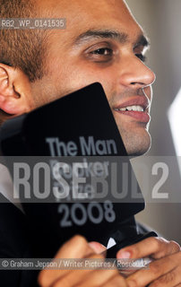Aravind Adiga winner of the Man Booker Prize at the Guildhall, London..Copyright©Graham Jepson/Writer Pictures/Rosebud2