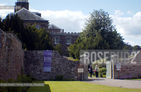 Borders Book Festival in Melrose..Front Entrance..Copyright©Alex Hewitt/Writer Pictures/Rosebud2
