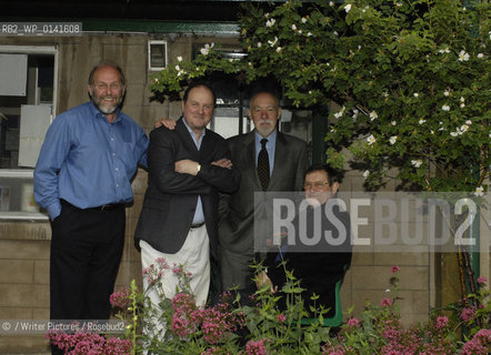 Panned Rubbished and Slated show panel  (from left) festival director Alistair Moffat, James Naughtie, George Rosie and Norman Davies, at the Borders Book Festival, 23/06/07..©/Writer Pictures/Rosebud2