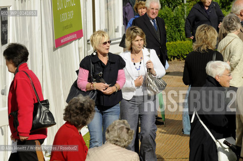 General Views of the Borders Book Festival with visitors..Copyright©Alex Hewitt/Writer Pictures/Rosebud2