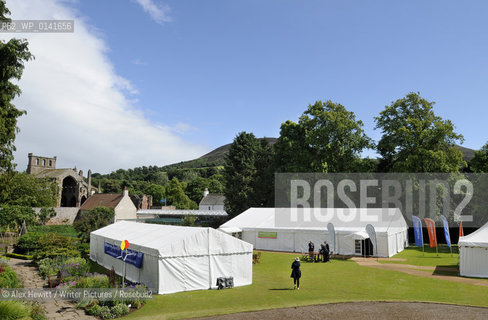 General Views of the Borders Book Festival with visitors..Copyright©Alex Hewitt/Writer Pictures/Rosebud2