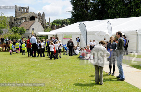 General Views of the Borders Book Festival with young visitors..Copyright©Alex Hewitt/Writer Pictures/Rosebud2