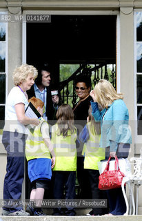 Jackie Kay photographed in front of Harmony House at the Borders Book Festival 2009..Copyright©Alex Hewitt/Writer Pictures/Rosebud2