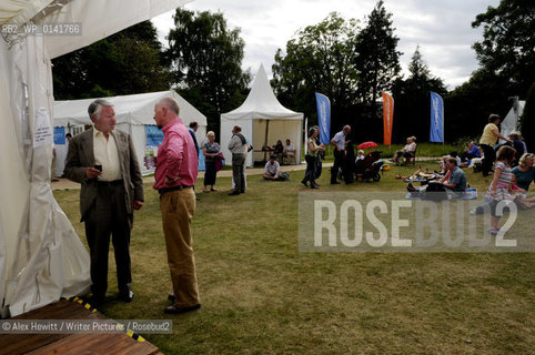 Members of the public at the Borders Book Festival 2010..The festival runs from Thursday 17th June to Sunday 20th June.for further info please go to the website at www.bordersbookfestival.org or contact Nicky Stonehill on 07740 681 560 or nicky@stonehillsalt.co.uk..Copyright©Alex Hewitt/Writer Pictures/Rosebud2