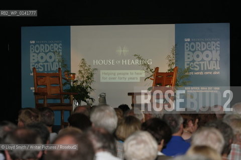 Events at the Borders Book Festival 2010..The festival runs from Thursday 17th June to Sunday 20th June.for further info please go to the website at www.bordersbookfestival.org or contact Nicky Stonehill on 07740 681 560 or nicky@stonehillsalt.co.uk..Copyright©Lloyd Smith/Writer Pictures/Rosebud2