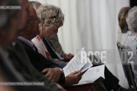 Events at the Borders Book Festival 2010..The festival runs from Thursday 17th June to Sunday 20th June.for further info please go to the website at www.bordersbookfestival.org or contact Nicky Stonehill on 07740 681 560 or nicky@stonehillsalt.co.uk..Copyright©Lloyd Smith/Writer Pictures/Rosebud2