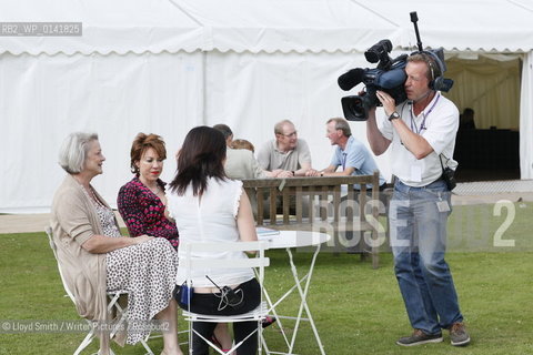 Kate Adie in conversation with Kathy Lette..Events at the Borders Book Festival 2010..The festival runs from Thursday 17th June to Sunday 20th June.for further info please go to the website at www.bordersbookfestival.org or contact Nicky Stonehill on 07740 681 560 or nicky@stonehillsalt.co.uk..Copyright©Lloyd Smith/Writer Pictures/Rosebud2