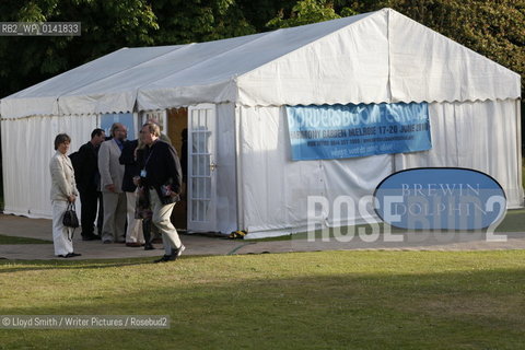 Events at the Borders Book Festival 2010..The festival runs from Thursday 17th June to Sunday 20th June.for further info please go to the website at www.bordersbookfestival.org or contact Nicky Stonehill on 07740 681 560 or nicky@stonehillsalt.co.uk..Copyright©Lloyd Smith/Writer Pictures/Rosebud2