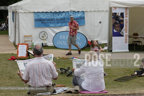 Events at the Borders Book Festival 2010..The festival runs from Thursday 17th June to Sunday 20th June.for further info please go to the website at www.bordersbookfestival.org or contact Nicky Stonehill on 07740 681 560 or nicky@stonehillsalt.co.uk..Copyright©Lloyd Smith/Writer Pictures/Rosebud2