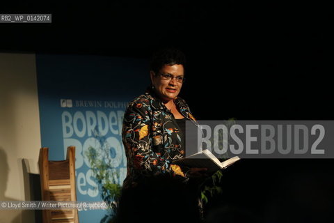 Jackie Kay.Events at the Borders Book Festival 2010..The festival runs from Thursday 17th June to Sunday 20th June.for further info please go to the website at www.bordersbookfestival.org or contact Nicky Stonehill on 07740 681 560 or nicky@stonehillsalt.co.uk..Copyright©Lloyd Smith/Writer Pictures/Rosebud2