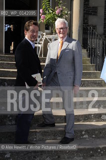 Lord Douglas Hurd at the Borders Book Festival 2010..The festival runs from Thursday 17th June to Sunday 20th June.for further info please go to the website at www.bordersbookfestival.org or contact Nicky Stonehill on 07740 681 560 or nicky@stonehillsalt.co.uk..Copyright©Alex Hewitt/Writer Pictures/Rosebud2