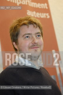 Grégoire Polletat Brusselss Bookfair march2007...Copyright©Edouard Smekens/Writer Pictures/Rosebud2