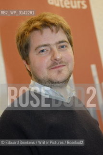 Grégoire Polletat Brusselss Bookfair march2007...Copyright©Edouard Smekens/Writer Pictures/Rosebud2