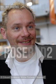 Henry Loevenbruck at Brusselss Bookfair march2007.Author of Le syndrome Copernic..Copyright©Edouard Smekens/Writer Pictures/Rosebud2