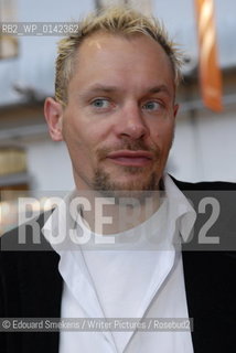 Henry Loevenbruck at Brusselss Bookfair march2007.Author of Le syndrome Copernic..Copyright©Edouard Smekens/Writer Pictures/Rosebud2