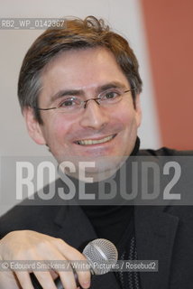 Olivier Delcroix at Brusselss Bookfair march2007.HergÈ ....Copyright©Edouard Smekens/Writer Pictures/Rosebud2