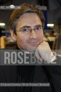 Olivier Delcroix at Brusselss Bookfair march2007.GÈnÈration HergÈ..Copyright©Edouard Smekens/Writer Pictures/Rosebud2