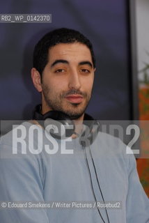 Mohamed Allouchi at Brusselss Bookfair march2007.Winner of Prix Jeunesse et Education Permanente..Copyright©Edouard Smekens/Writer Pictures/Rosebud2