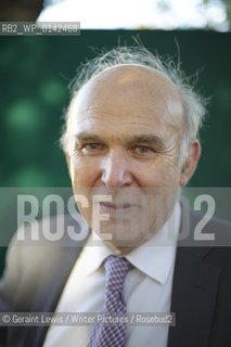 Vince Cable, former acting leader of The Liberal Democrat Partyand Economic Spokesperson at The Edinburgh International Book Festival 2009..copyright©Geraint Lewis/Writer Pictures/Rosebud2