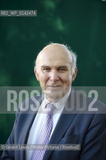 Vince Cable, former acting leader of The Liberal Democrat Partyand Economic Spokesperson at The Edinburgh International Book Festival 2009..copyright©Geraint Lewis/Writer Pictures/Rosebud2