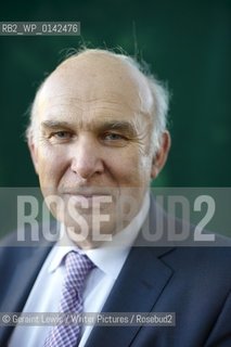 Vince Cable, former acting leader of The Liberal Democrat Partyand Economic Spokesperson at The Edinburgh International Book Festival 2009..copyright©Geraint Lewis/Writer Pictures/Rosebud2