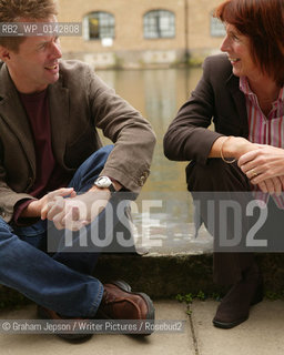DJ and TV presenter Nicky Campbell and his birth sister Esther who have written a book about their adoption...Copyright©Graham Jepson/Writer Pictures/Rosebud2