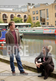 DJ and TV presenter Nicky Campbell and his birth sister Esther who have written a book about their adoption...Copyright©Graham Jepson/Writer Pictures/Rosebud2