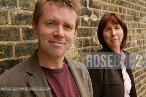 DJ and TV presenter Nicky Campbell and his birth sister Esther who have written a book about their adoption...Copyright©Graham Jepson/Writer Pictures/Rosebud2