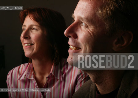 DJ and TV presenter Nicky Campbell and his birth sister Esther who have written a book about their adoption...Copyright©Graham Jepson/Writer Pictures/Rosebud2