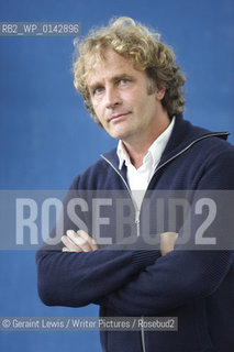 Alex Capus, French-born writer, at the 2010 Edinburgh International Book Festival, August 23, 2010....Copyright©Geraint Lewis/Writer Pictures/Rosebud2