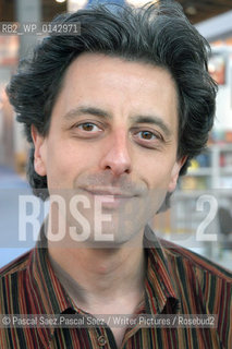 French writer Jean-Paul Carminati at the Salon du Livre (Book Fair) in Paris, March 2006..Copyright©Pascal Saez.Pascal Saez/Writer Pictures/Rosebud2