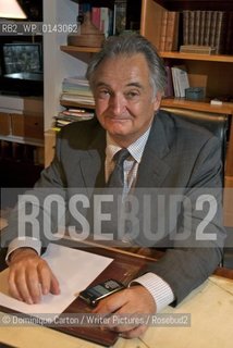 Jacques Attali ..copyright©Dominique Carton/Writer Pictures/Rosebud2