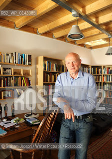 Author Justin Cartwright in his North London Home..copyright©Graham Jepson/Writer Pictures/Rosebud2