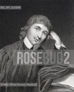 William Cartwright (1611-43).English playwright..Copyright©NMG/Writer Pictures/Rosebud2
