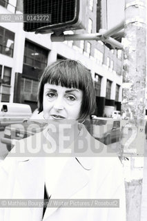 Helen Chadwick, British conceptual artist, in New York in March 1994 after the show at MoMa..Copyright©Mathieu Bourgois/Writer Pictures/Rosebud2