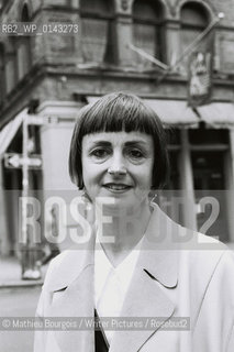Helen Chadwick, British conceptual artist, in New York in March 1994 after the show at MoMa..Copyright©Mathieu Bourgois/Writer Pictures/Rosebud2