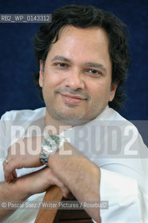 Indian writer Vikram Chandra, author of Sacred Games at the Edinburgh International Book Festival...Copyright©Pascal Saez/Writer Pictures/Rosebud2