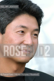 Korean-American writer Chang-Rae Lee at the Edinburgh International Book Festival 2004..Copyright©Pascal Saez/Writer Pictures/Rosebud2