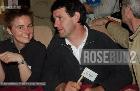 Lynne Chapman and Tom Barber, childrens authors, at the 2005 Red House Childrens Book Awards, Kensington, London, June 11, 2005..©.Susan Martin/Writer Pictures/Rosebud2