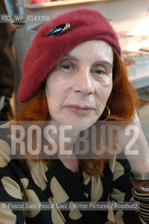 Writer Madeleine Chapsal at the Salon du Livre (Book Fair) in Paris, March 2006..Copyright©Pascal Saez.Pascal Saez/Writer Pictures/Rosebud2