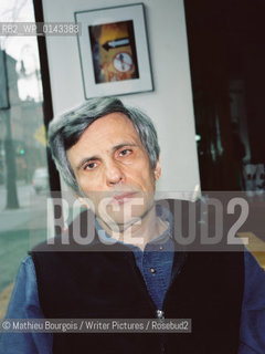 Jerome Charyn..copyright©Mathieu Bourgois/Writer Pictures/Rosebud2