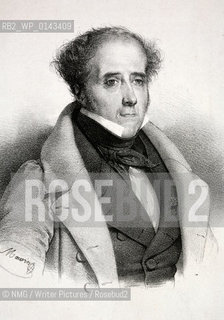 French Writer Chateaubriand (1768-1848)..Copyright©NMG/Writer Pictures/Rosebud2