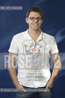 Tom Chatfield, writer, at the 2010 Edinburgh International Book Festival, August 27, 2010..©.Geraint Lewis/Writer Pictures/Rosebud2