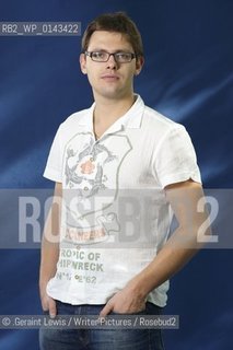 Tom Chatfield, writer, at the 2010 Edinburgh International Book Festival, August 27, 2010..©.Geraint Lewis/Writer Pictures/Rosebud2