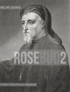 Geoffrey Chaucer (1345-1400).English poet..Copyright©NNG/Writer Pictures/Rosebud2