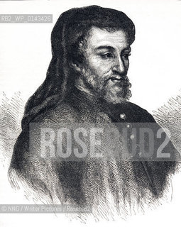 Geoffrey Chaucer (1345-1400).English poet..Copyright©NNG/Writer Pictures/Rosebud2