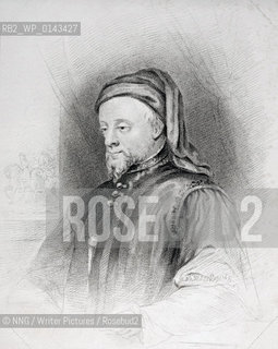 Geoffrey Chaucer (1345-1400).English poet..Copyright©NNG/Writer Pictures/Rosebud2